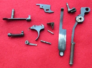 WWII German-Occupation Browning P.35 Hi-Power Trigger Group Parts 9mm Luger WW2 - Picture 1 of 24