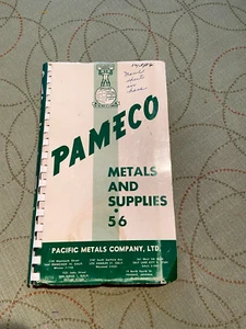 PACIFIC METALS & SUPPLIES 1956 EVERYTHING IN METALS BOOKLET BOOK FITTINGS COPPER - Picture 1 of 12