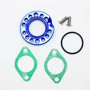 BLUE 26mm Carby Carburetor Manifold Spinner Adaptor PIT PRO Quad Dirt Bike ATV - Picture 1 of 5