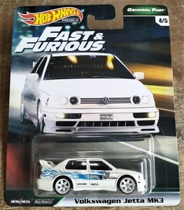 HOT WHEELS FAST & FURIOUS VOLKSWAGEN VW JETTA MK3 ORIGINAL FAST VENTO PREMIUM - Picture 1 of 5