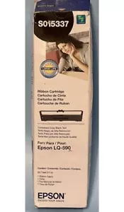 Epson S015337 für LQ-590 schwarze Farbbandkassette offene Verpackung - Bild 1 von 1