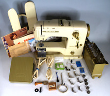 Vintage BERNINA 730 Record Sewing Machine Lot Accessories & Case Switzerland
