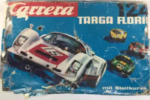 VINTAGE RARE CARRERA TARGA FLORIO 124 1:43 SCALE SLOT CAR TRACK SET - TESTED - Picture 1 of 14