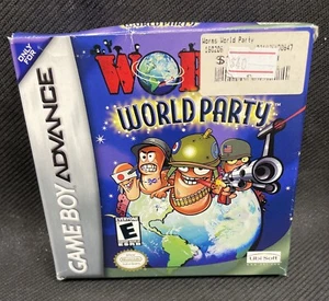 Worms World Party GBA Game Boy Advance komplett CIB mit Registrierungskarte - Bild 1 von 3