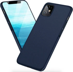 MEIDOM PHONE CASE I PHONE XS BLUE ULTRA SLIM MATTE SURFACE NIB - Picture 1 of 2