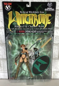 Figura de acción Emerald Medieval Witchblade esculpida por Clayburn Moore Moore 1998 - Imagen 1 de 3