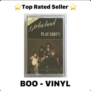 Girlschool -Play dirty - Cassette Tape Hard Rock Heavy Metal Paper Labels VG+-M - Picture 1 of 7