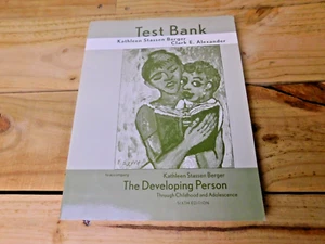 Test Bank The Developing Person Sixth Edition Kathleen Stassen Berger - Picture 1 of 12