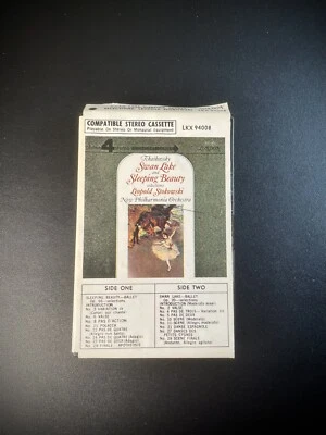 Tchaikovsky Swan Lake Sleeping Beauty Selections Leopold Stokowski Cassette - Image 1 of 3