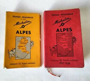 Guide Michelin ALPES 1937-1938 avec son couverture