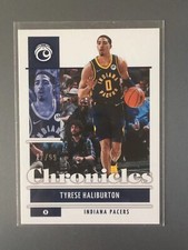 Tyrese Haliburton 2021-22 Panini Chronicles Blue /99 #17