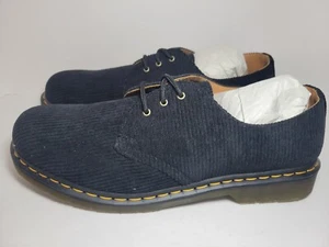 Mens Dr. Martens 1461 Dutchess Corduroy Oxford Shoes Black #27770001 Size 14 - Picture 1 of 9
