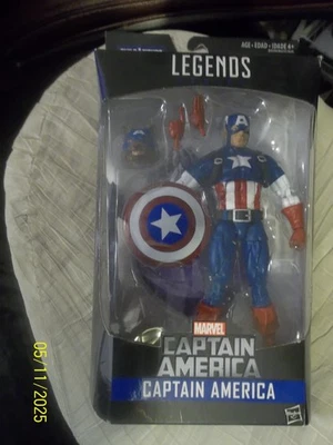 Hasbro 2015~Marvel Legends~Capitán América~Figura de acción de 6"~Nuevo en caja con calavera roja BAF Foto 1 de 3