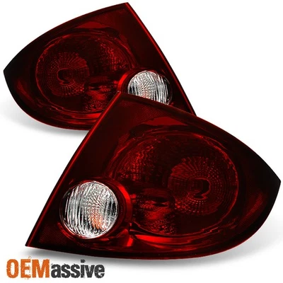 Fit Chevy Cobalt / Pursuit / G5 Sedan Dark Red Tail Lights Lamps Left + Right - Image 1 of 4