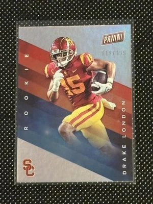 2022 Panini Fathers Day Drake London Rookie /199 #RC13 - Image 1 of 2