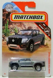Matchbox 2019 basic series nissan titan warrior concept grey # 61 / 100 - Picture 1 of 4