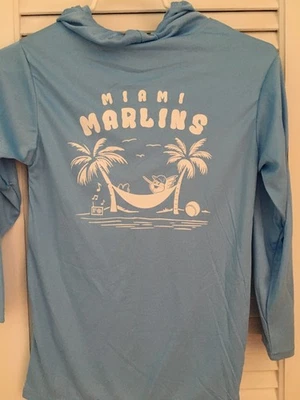 Camisa con capucha MIAMI MARLINS NUEVA EN BOLSA 2025 SGA Sorteo Nunca Usada TALLA XS Foto 1 de 4