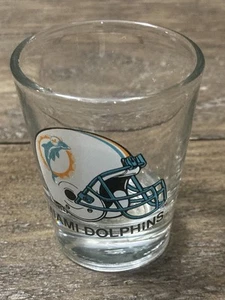 Vintage Miami Dolphins 2oz Shot Glass OfficiallyLicensed NFL Product Brand New! - Picture 1 of 1