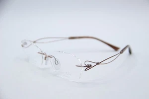 NEW LINE ART CHARMANT XL 2064 RG BROWN GUNMETAL AUTHENTIC FRAME EYEGLASSES 51-17 - Picture 1 of 4