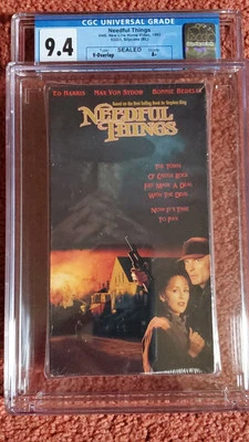 Graded Cgc 9.4 A Needful Things 1993 VHS 1st Print Stephen King Igs Wata Wm NLHV - Image 1 of 4