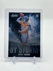 2024 Panini Absolute - By Storm Bo Nix #BS-BNX (RC) - Bild 1 von 2