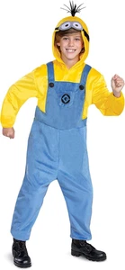 Kevin Minion Kostüm für Kinder offizielles Minions Rise of Gru Outfit und Kopfschmuck - Bild 1 von 12