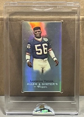 2009 ETOPPS ALLEN GINTER In Hand LAWRENCE TAYLOR NEW YORK GIANTS HOF 591/999 - Image 1 of 2