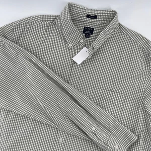 NEU J Crew Classic Fit Flex Washed Gingham Button Down Hemd Herren XL - Bild 1 von 6