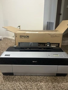 Epson Stylus Pro 3880 Printer Please Read Description For Parts Or Repair - Picture 1 of 3