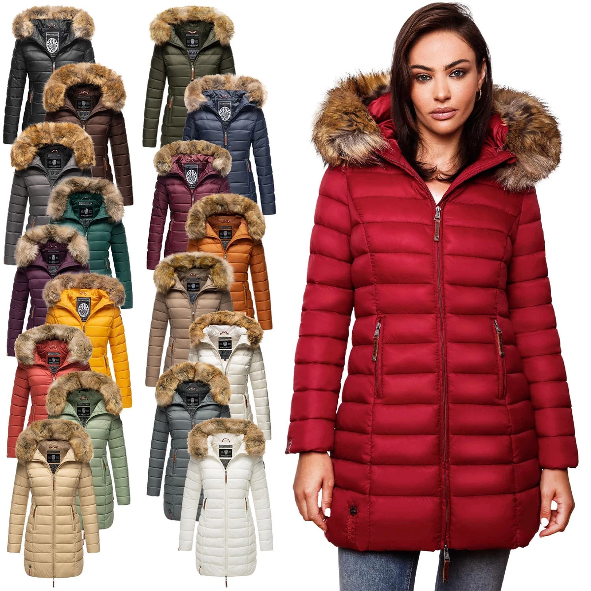 MARIKOO Giacca Invernale Trapuntata Da Donna B842 - Foto 7