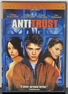 Antitrust (DVD, 2001) Ryan Phillippe, Tim Robbins Special Edition Thriller Movie - Picture 1 of 4