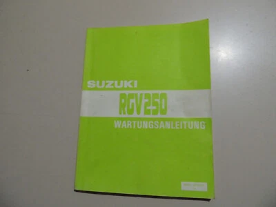  SUZUKI RGV 250 1989 Wartung Reparatur  Werkstatt hand buch - Bild 1 von 4