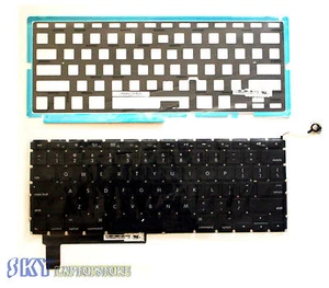 100% original teclado unibody y retroiluminación para Apple Macbook Pro15"A1286 2009 -2012 - Imagen 1 de 1