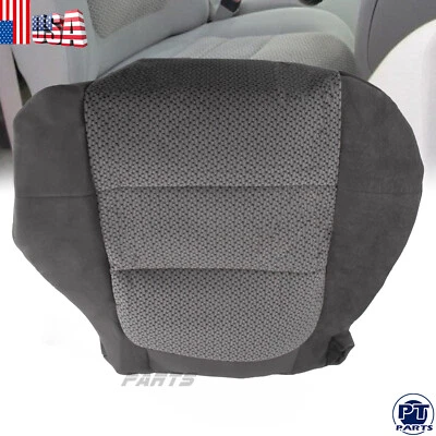 Cubierta de asiento de tela inferior del conductor gris grafito oscuro para Ford F150 XLT 2000-2003 Foto 1 de 4