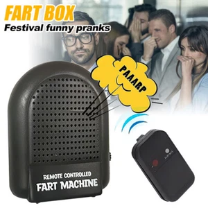 REMOTE CONTROLLED ELECTRONIC FART MACHINE BOX FARTING SOUND FAMILY FUN TOOL UK - Picture 1 of 12