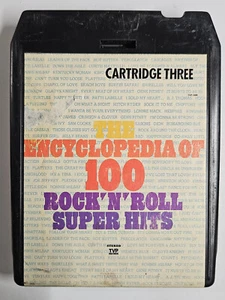 ENCYCLOPEDIA OF 100 Rock n Roll Super Hits 8 Track - Tested - Picture 1 of 2