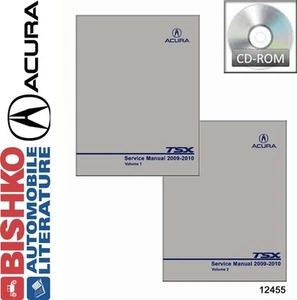 2009 2010 Acura TSX Service Shop Repair Manual DVD Engine Drivetrain Wiring OEM - Imagen 1 de 1