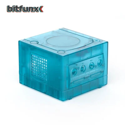 Replacement Casing / Shell / Case Nintendo Gamecube  - Transparent Aqua Blue - Image 1 of 4