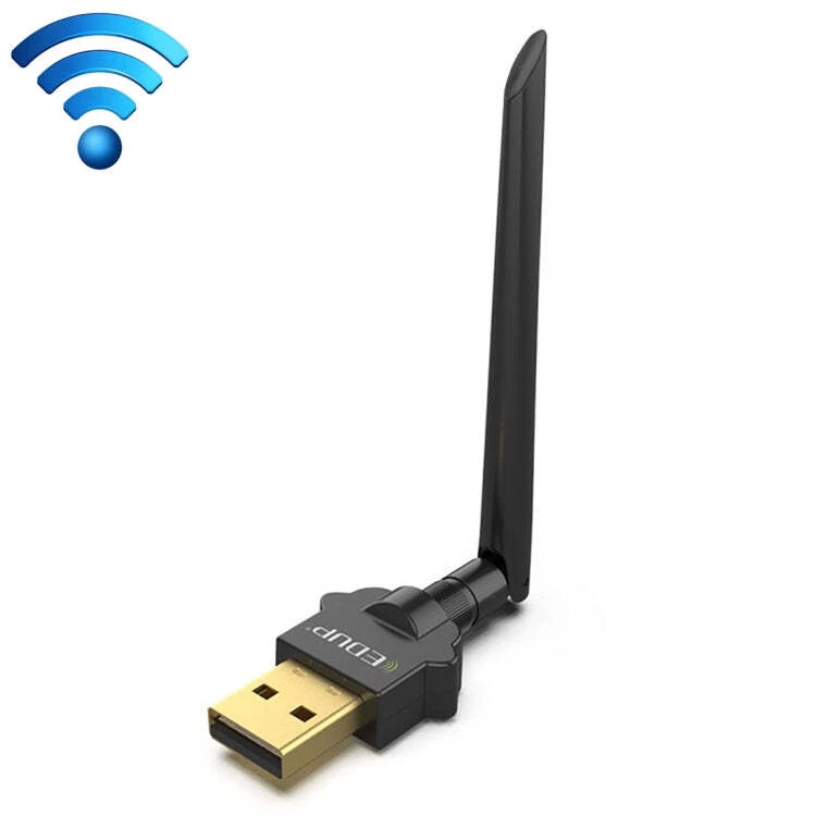 EDUP EP-AC1669 AC1300Mbps 2.4GHz & 5.8GHz Dual Band USB WiFi Adapter External Ne - Image 1 of 4