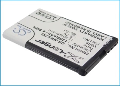 Li-ion Battery for Nokia Glee Lumia 520 Lumia 520.2 3.7V 1350mAh — 第 1/4 张图片