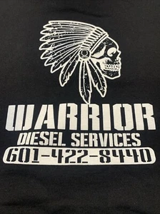 Sudadera con capucha Warrior Diesel Services XL negra - Imagen 1 de 7