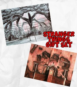 Stranger Things Upside Down Shadow Monster Creel House Drawing Replica Prop 11 - Picture 1 of 3