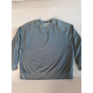 Pull & Bear Herren Large grau Fleecepullover Fleece Baumwolle Rundhals Pullover - Bild 1 von 9