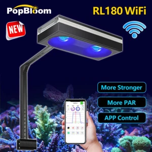 PopBloom RL180 LED illuminazione acquario lampada spettro completo per piscina corallo barriera corallina - Foto 1 di 12