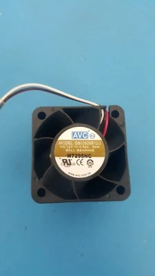 (2pcs) FAN, DB03828B12U, AVC,38x28mm,12VDC, 0.82A, 1.5"x1.125",High speed, 3-pin - Image 1 of 4