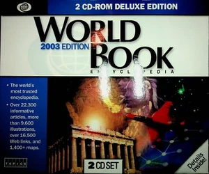 World Book Version 7 2 Disc  set 2003 Deluxe Ed CD New Unopened - Picture 1 of 4