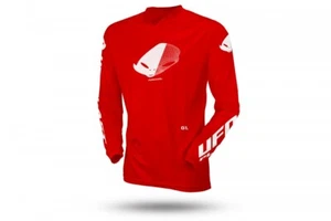 MAGLIA MOTOCROSS BAMBINO UFO RADIAL RED BOY ENDURO UFOPLAST MX ROSSO - Imagen 1 de 4