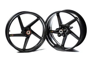 Llantas delanteras y traseras de carbono BST ruedas Kawasaki Ninja ZX300 300 300R EX300 250R - Imagen 1 de 1
