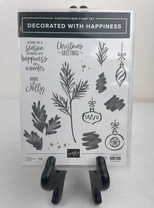 Stampin Up Decorated With Happiness Stamp And Die Set - Picture 1 of 4