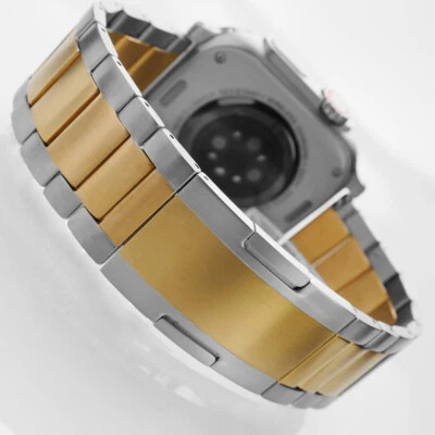 Pulseira de titânio com fivela dobrável atualizada para Apple Watch Ultra 2 / Ultra 49mm - Imagem 1 de 4